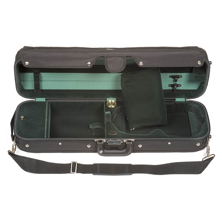 Bobelock 6002 Hill Style Lite 4/4 Violin Case with Green Velvet Interior