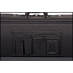 Carlisle 3500 Hill Style Oblong 4/4 Violin Case, Two Tone Tan/Green interior