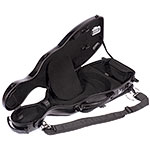 Carlisle Dynasty 4201V Shaped 4/4 Violin Case, Brushed Black