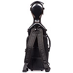Carlisle Dynasty 4201V Shaped 4/4 Violin Case, Brushed Black