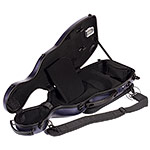 Carlisle Dynasty 4201V Shaped 4/4 Violin Case, Midnight Blue