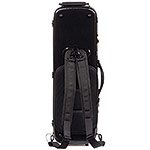 Carlisle Victory 4751V Oblong 4/4 Violin Case, Brushed Black