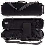 Carlisle Victory 4751V Oblong 4/4 Violin Case, Brushed Black
