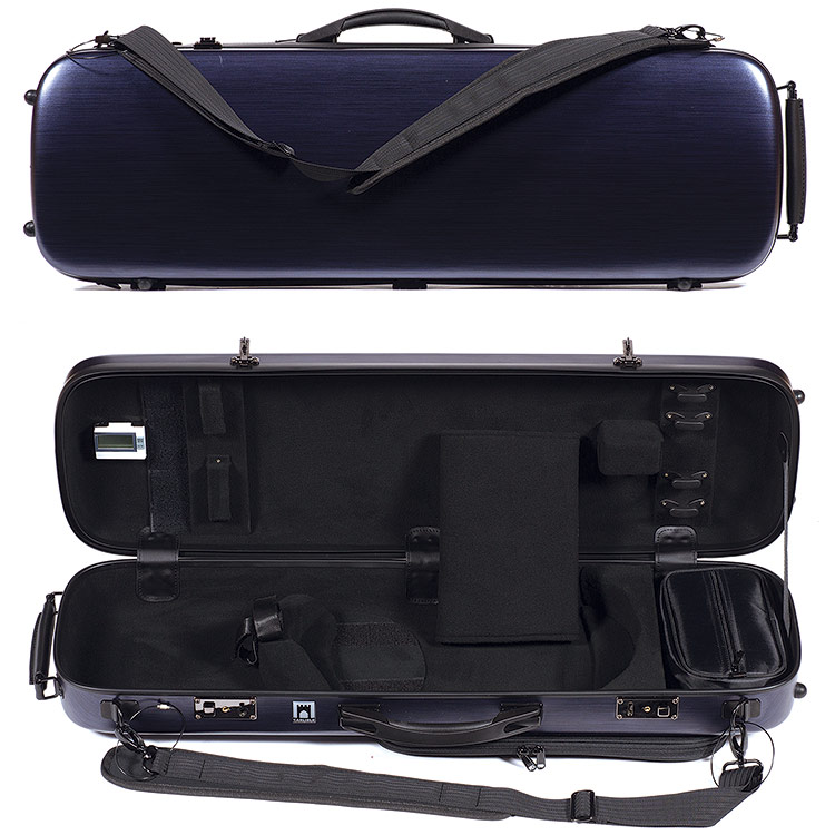 Carlisle Victory 4751V Oblong 4/4 Violin Case, Midnight Blue