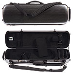 Carlisle Victory 4751V Oblong 4/4 Violin Case, Silver Rain