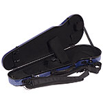 Carlisle Prestige 5251V Shaped 4/4 Violin Case, Blue Carbon