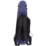 Carlisle Prestige 5251V Shaped 4/4 Violin Case, Blue Carbon