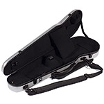 Carlisle Prestige 5251V Shaped 4/4 Violin Case, Pewter