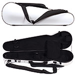 Carlisle Prestige 5251V Shaped 4/4 Violin Case, Ivory