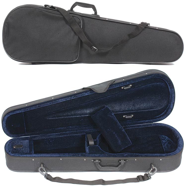 Core CC397 Dart Shaped 4/4 Violin Case with Blue Interior