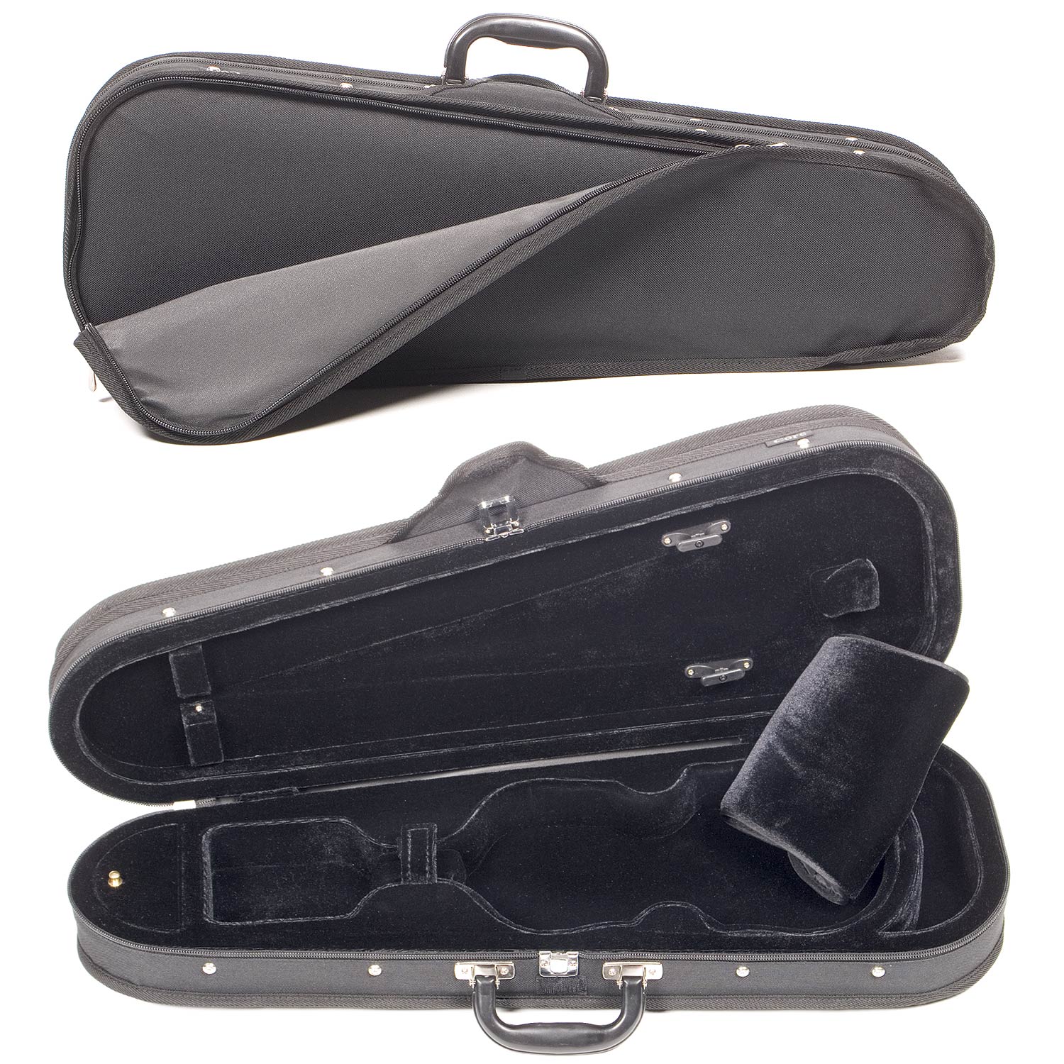 Core CC399 Dart-Shaped 4/4 Violin Case with Black Velvet Interior Core CC399 Dart-Shaped 4/4 Violin Case with Black Velvet Interior