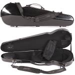 Core 430 Shaped Fiberglass Violin Case, Black