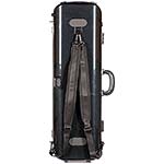 Galaxy Zenith 500SL Oblong Violin Case, Black/Gray