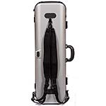 Galaxy Zenith 500SL Oblong Violin Case, Silver/Gray