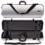 Galaxy Zenith 500SL Oblong Violin Case, Silver/Gray