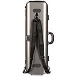 Galaxy Zenith 500SL Oblong Violin Case, Gray/Gray
