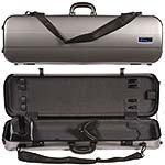 Galaxy Zenith 500SL Oblong Violin Case, Gray/Gray