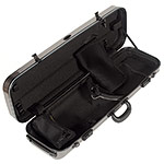 Galaxy Supernova Oblong Violin Case, Silver/Gray