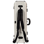 Galaxy Supernova Oblong Violin Case, White/Gray