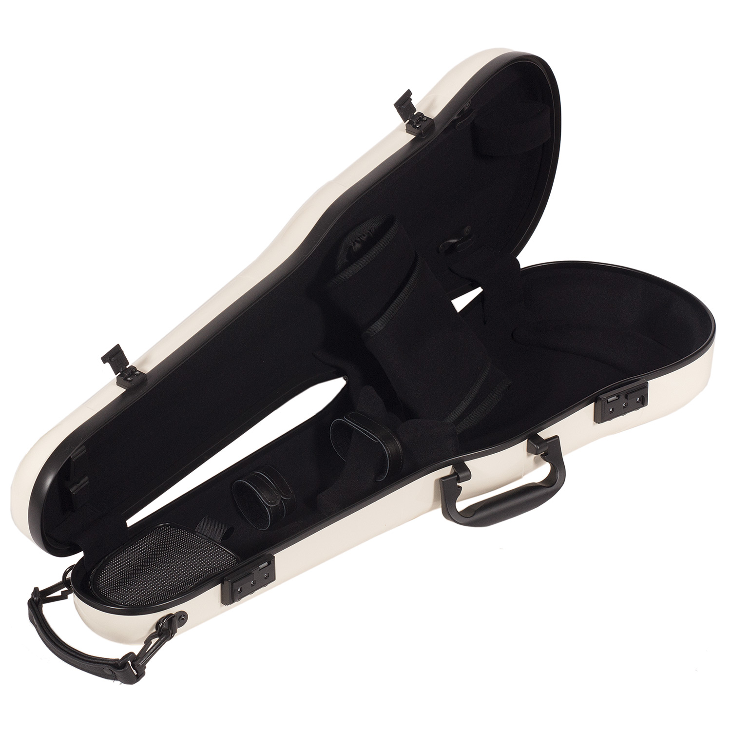 Amazon.com: Gewa Air 1.7 Shaped White Violin Case with Black