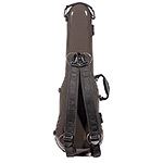 Gewa Air 1.7 Shaped Brown Violin Case with subway handle, Black Interior