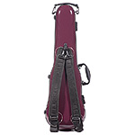 Gewa Air 1.7 Shaped Purple Violin Case with subway handle, Black Interior