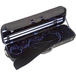 Gewa Maestro Oblong Violin Case, velvet (black/blue)
