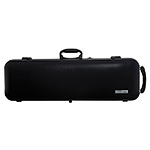Gewa Air 2.1 Oblong Matte Black Violin Case with subway handle, Black Interior