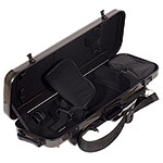 Gewa Air 2.1 Oblong Brown Violin Case with subway handle, Black Interior