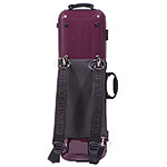 Gewa Air 2.1 Oblong Purple Violin Case with subway handle, Black Interior