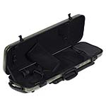 Gewa Idea 1.9 Oblong Violin Case w/subway handle, Green/Black pattern