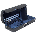 Gewa Concerto Double 4/4 Violin Case, black/blue