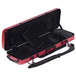 Gewa Pure 2.4 Oblong Red 4/4-3/4 Violin Case with Black Interior