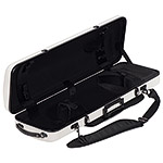 Gewa Pure 2.4 Oblong White 4/4-3/4 Violin Case with Black Interior