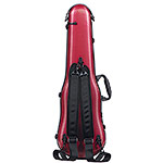 Gewa Pure 1.8 Shaped Red 4/4-3/4 Violin Case with Black Interior