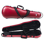 Gewa Pure 1.8 Shaped Red 4/4-3/4 Violin Case with Black Interior
