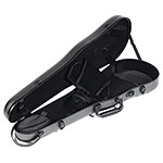 Gewa Pure 1.8 Shaped Gray 4/4-3/4 Violin Case with Black Interior