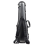 Gewa Pure 1.8 Shaped Gray 4/4-3/4 Violin Case with Black Interior