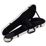 Gewa Pure 1.8 Shaped White 4/4-3/4 Violin Case with Black Interior