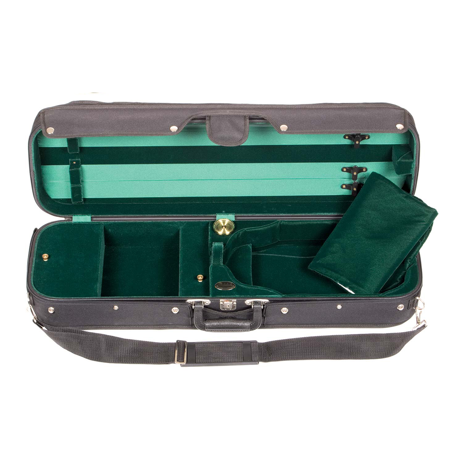 Violin Case, 1/8-size rectangular in beige/green (50% off) - Guillaume  KESSLER - Lutherie d'Art