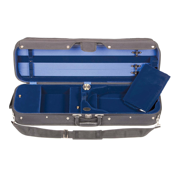 Bobelock 4002 JSI Oblong 4/4 Violin Case, velvet (black/blue)