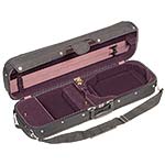 Bobelock 4002 JSI Oblong 4/4 Violin Case, velvet (black/wine)