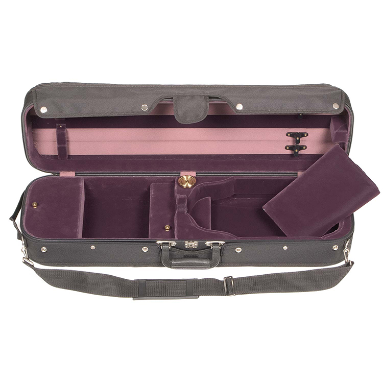Bobelock 4002 JSI Oblong 4/4 Violin Case, velvet (black/wine)