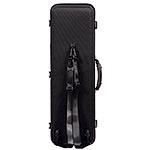 Jakob Winter Oblong 51025  Black Greenline 4/4-3/4 Violin Case with Petrol Music Pocket