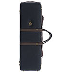 Musafia Lievissima Evolution Oblong Violin Case with music pocket, black/silver