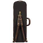 Musafia 3011 Luxury Classic Violin Case with Black exterior and Green interior