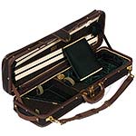 Musafia Luxury Ultralight Violin Case (black/green)