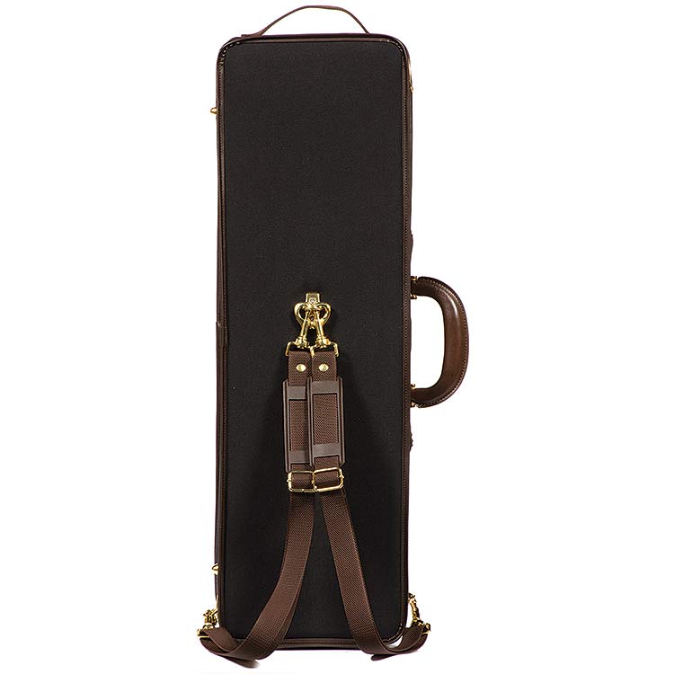 Musafia Luxury Ultralight Violin Case (black/green) Johnson String