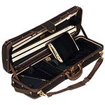 Musafia Luxury Ultralight Violin Case (Black/Blue)