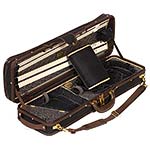 Musafia Luxury Ultralight Violin Case (Black/Grey)